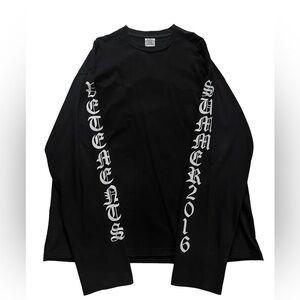 Vetements Summer 2016 Black Oversized Sweatshirt